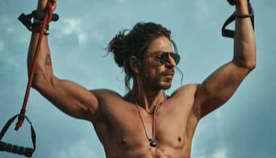 Leaked! Shah Rukh Khan's pic flaunting man bun, chiselled physique from 'Pathaan' sets goes viral on internet, see photo 