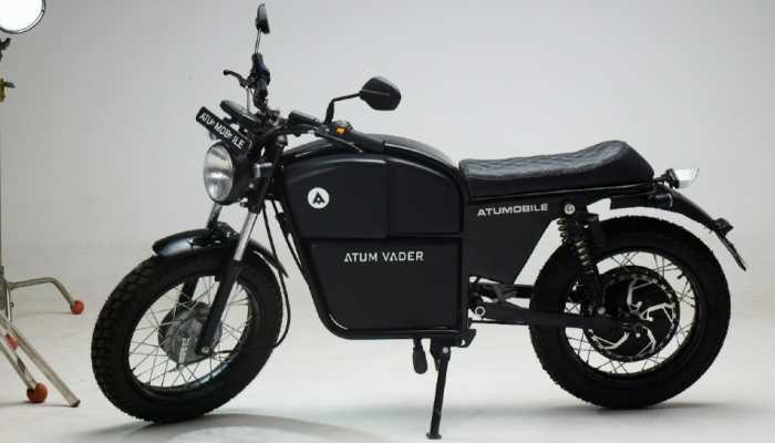 India's 1st Electric cafe racer bike AtumVader launched; priced at Rs 99,999