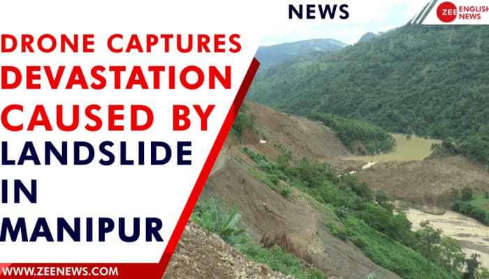 WATCH: Devastation after the massive landslide in Manipur 