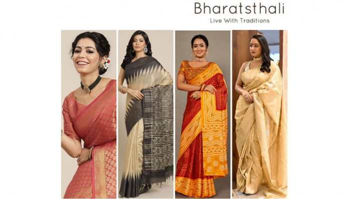 BharatSthali’s Silk Saree collection spells Elegance and Style 