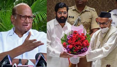 Sharad Pawar takes a dig at Koshyari for offering sweets to Eknath Shinde, says seeing some 'qualitative changes' in Maha governor