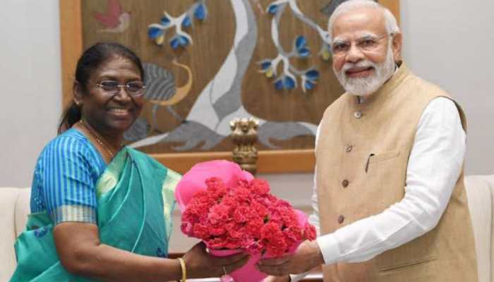 BJP national executive meeting: PM Modi hails Murmu’s candidature for presidential polls, calls it ‘historic’