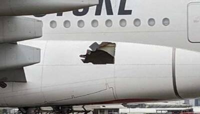 Emirates' Dubai-Australia Airbus A380 aircraft suffers large hole in fuselage, lands safely