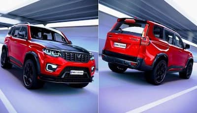 New Mahindra Scorpio-N imagined as a Sports Edition model with Red paint, looks hot: Check images