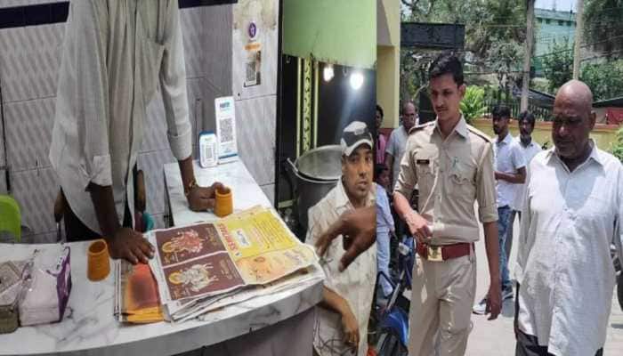 Sambhal: Selling meat by wrapping pictures of Hindu gods! Restaurant owner arrested in Yogi Adityanath&#039;s UP