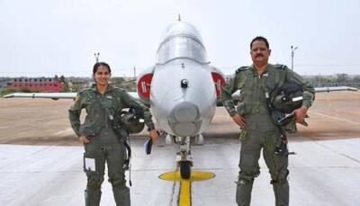 IAF father-daughter duo flies same formation in Hawk-132 trainer jet, creates history 