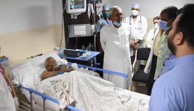 Lalu Prasad Yadav in hospital: Bihar CM Nitish Kumar meets RJD chief, prays for his quick recovery