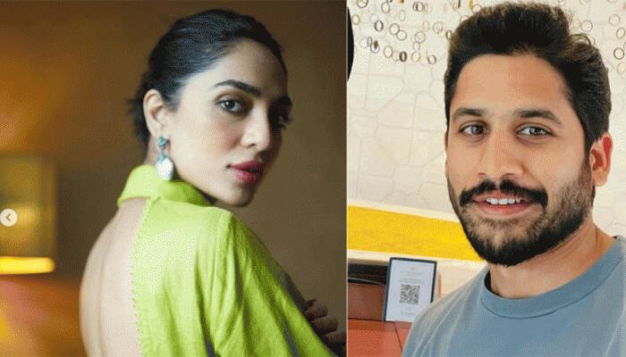 Naga Chaitanya's rumoured girlfriend Sobhita Dhulipala reacts as he shares unseen pics with mom, dad 