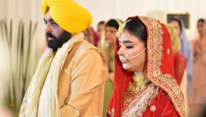 Wedding bells for Bhagwant Mann! Punjab CM gets married today for second time Wedding bells for Bhagwant Mann! Punjab CM gets married today for second time