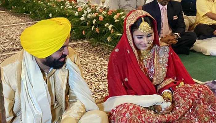 Punjab CM Bhagwant Mann ties knot with Dr Gurpreet Kaur- From Arvind Kejriwal to Manish Sisodia, top AAP leaders pour wishes