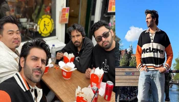 PICS: From delicious street food to scenic rivers, Kartik Aaryan is having time of his life in Europe