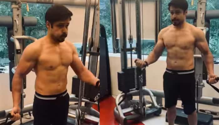 Imran Hashmi Xxx Video - Emraan Hashmi flaunts chiselled body, trains hard in gym: Watch video |  People News | Zee News