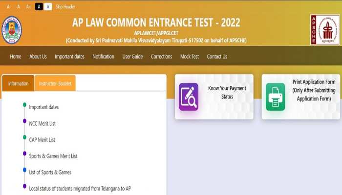AP LAWCET 2022 hall ticket releasing TODAY at cets.apsche.gov.in, check time and more details here
