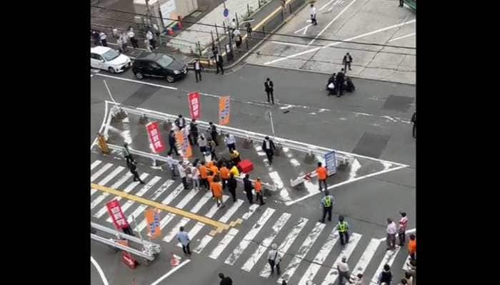 Shinzo Abe, former Japan PM, collapses after being shot in chest - Watch 