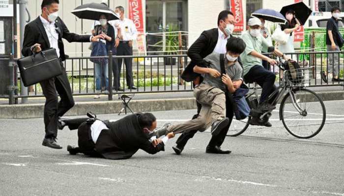 Suspected shooter in ex-Japan PM Shinzo Abe shooting ARRESTED, gun seized