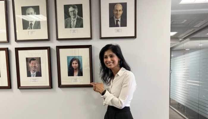 &#039;Breaking the trend&#039;: Gita Gopinath 1st woman to feature on IMF&#039;s all men &#039;wall of former chief economists&#039;