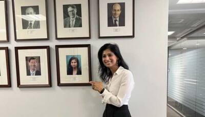 'Breaking the trend': Gita Gopinath 1st woman to feature on IMF's all men 'wall of former chief economists'
