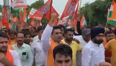 'We won't spare those who...': Hindu groups protest against Udaipur, Amravati killings at 'Sankalp' march in Delhi