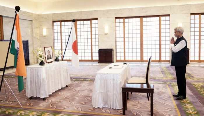 Shinzo Abe assassination: EAM S Jaishankar visits Japanese embassy to convey condolences