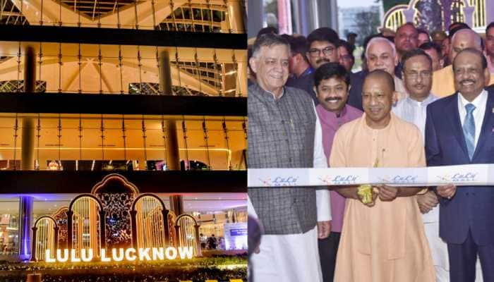 Spread over 2.2 million square feet, UP CM Yogi Adityanath inaugurates LuLu  Mall in Lucknow | India News | Zee News