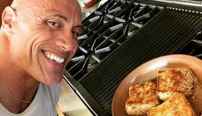 Dwayne Johnson aka The Rock teases his cheat-meal breakfast - WATCH