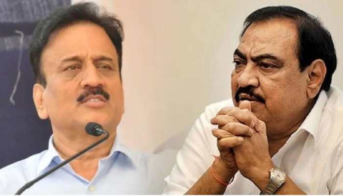 &#039;You go to temple, prasad gets over, you come out, slippers are stolen&#039;: BJP MLA taunts NCP leader Eknath Khadse