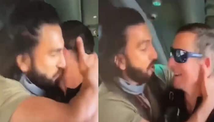 Netizens roast Ranveer Singh for kissing Bear Grylls; check memes here
