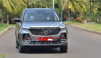MG Hector facelift spied with Wuling Almaz RS-inspired exterior - Check here