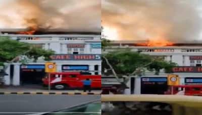 Fire breaks out at restaurant in Delhi’s Connaught Place, no casualty reported - WATCH