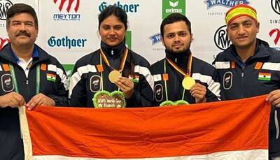 Para-shooting World Cup: Manish Narwal and Rubina Francis clinch gold for India