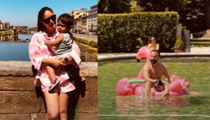 Kareena Kapoor says &#039;life is beautiful&#039; as she chills with Jeh, Saif enjoys pool time with Taimur: PICS