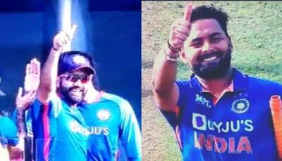 Watch: THIS is how Rohit Sharma reacted as Rishabh Pant hits the winning shot in India vs England 3rd ODI