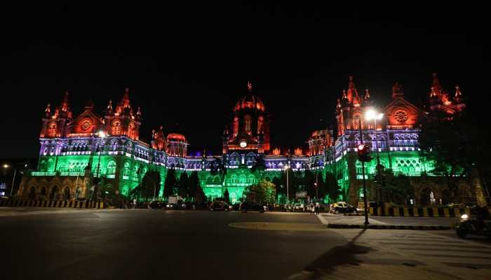 Azadi Ka Amrit Mahotsav: Wrapped in &#039;Tiranga&#039;, Mumbai&#039;s CSMT Railway station looks glorious - Check stunning pics