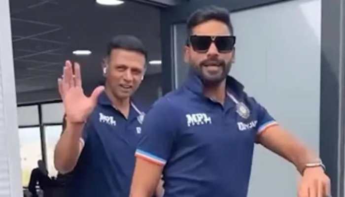 IND vs WI 2022: Rahul Dravid features in Shikhar Dhawan&#039;s viral video as Team India arrive in the Caribbean - Watch 
