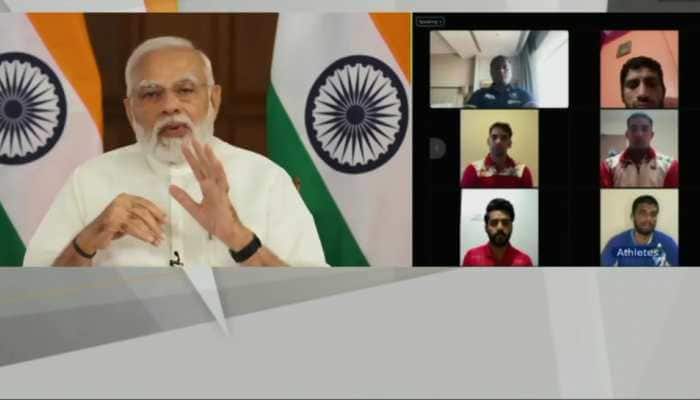 PM Narendra Modi interacts with Commonwealth Games 2022 contingent, wishes them luck, WATCH