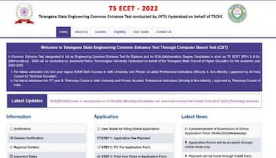 TS ECET 2022 Exam Date announced on ecet.tsche.ac.in- Check NEW DATE here