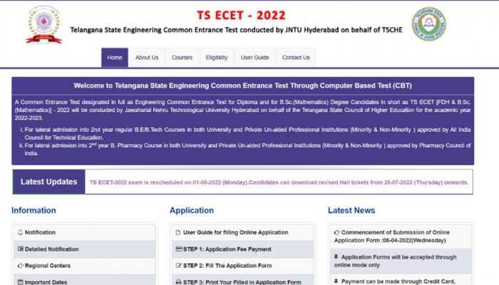 TS ECET 2022 Exam Date announced on ecet.tsche.ac.in- Check NEW DATE here