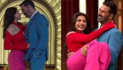 Koffee With Karan Season 7: Akshay Kumar and Samantha Ruth Prabhu's sizzling dance tease on Pushpa's 'Oo Antava' song - Watch