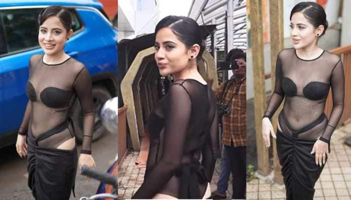 Is it a monokini or a low-cut skirt? Urfi Javed wears a risque dress, trolls comment &#039;looking cheap to highest level&#039; - Watch