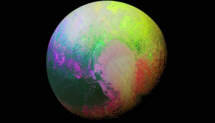 NASA shares stunning rainbow coloured image of Pluto, leaves internet amazed - See pic