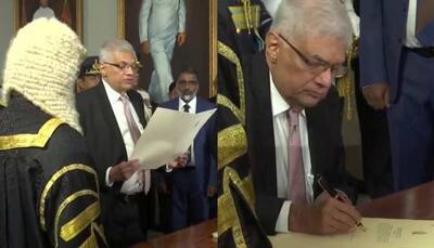 Sri Lanka Crisis: Ranil Wickremesinghe takes oath as the President - WATCH
