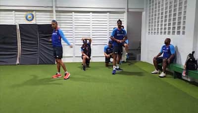 India vs West Indies 2022: Shikhar Dhawan’s side hit the indoor nets due to rain in Trinidad, WATCH