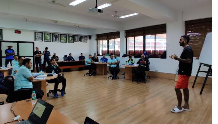 Ahead of IND vs WI T20s, 'fully-fit' KL Rahul attends a special meet at NCA - check pics