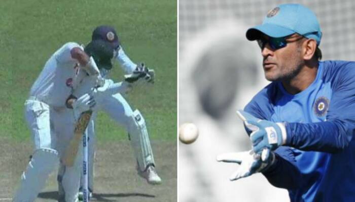 Just like MS Dhoni: Niroshan Dickwella's MSD-style stumping to dismiss Imam ul Haq during SL vs PAK 1st Test - WATCH
