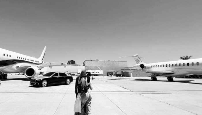 Kylie Jenner, Travis Scott share private jet pic, Netizen calls them &#039;Climate Criminal&#039;
