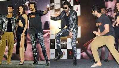 Vijay Deverakonda wears chappals to Liger trailer launch event, Ranveer Singh comments 'Bhai ka style dekho' - VIDEO