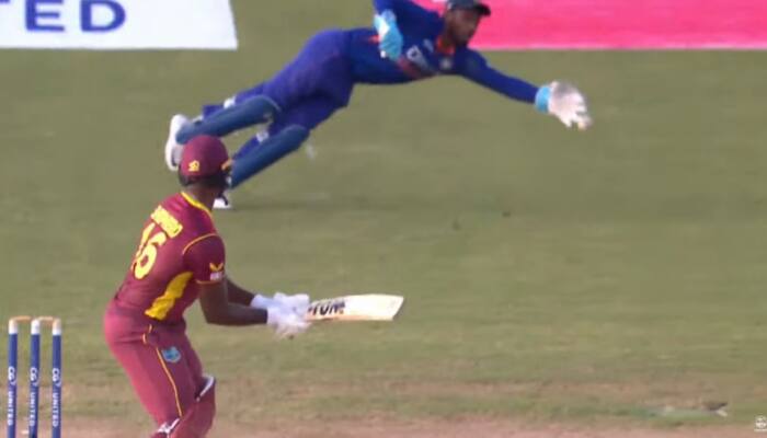  'Sanju Samson saved the match': Wicketkeeper becomes hero on Twitter for stopping boundary in 1st IND vs WI ODI - WATCH