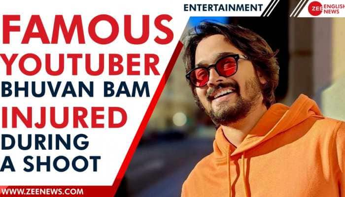 Famous YouTuber Bhuvan Bam gets injured while shooting for his show Taaza Khabar | Zee English News