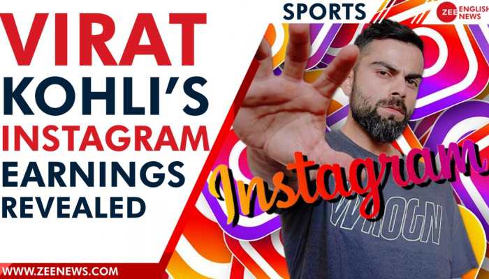 How much does #viratkohli earn from each sponsored post on Instagram? | Zee English News| Sports