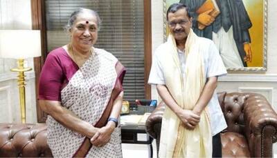 Vice presidential election 2022: Opposition nominee Margaret Alva meets Arvind Kejriwal, seeks AAP’s support